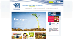 Desktop Screenshot of grupopm.com